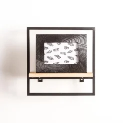 CASA Mix&Match Estanteria De Pared Negro, Natural Clearance