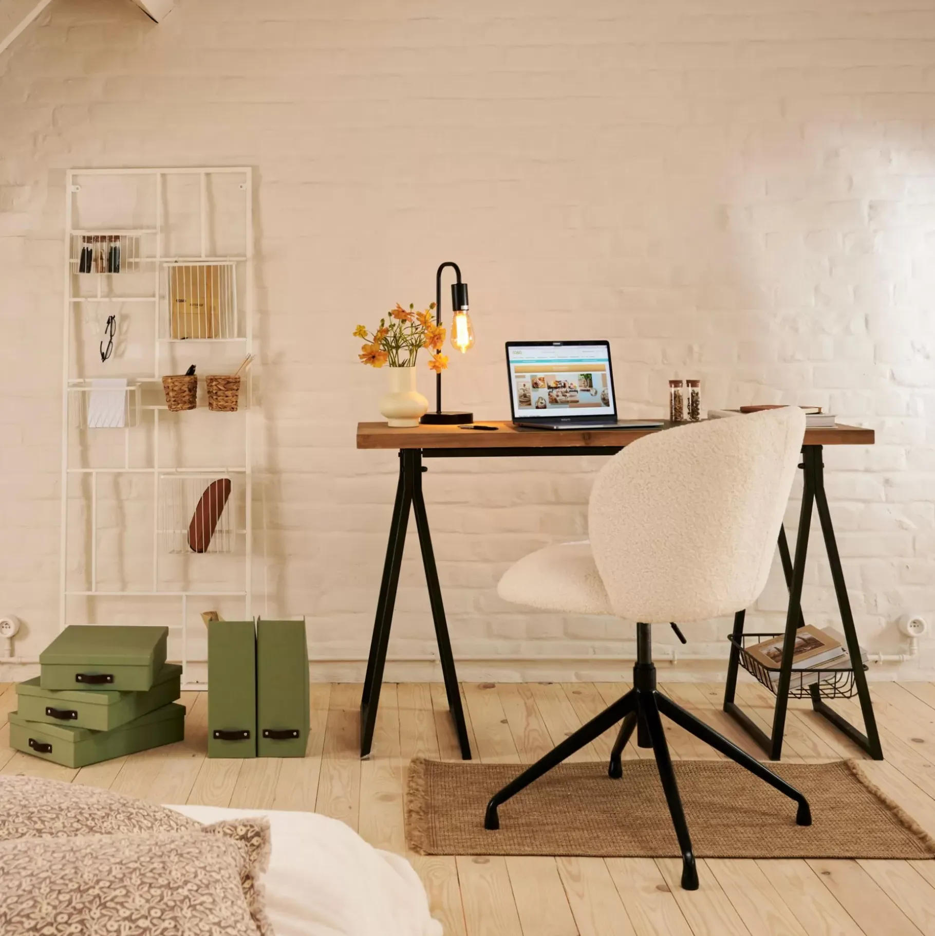 CASA Modular Sand Estanteria De Pared Beis New