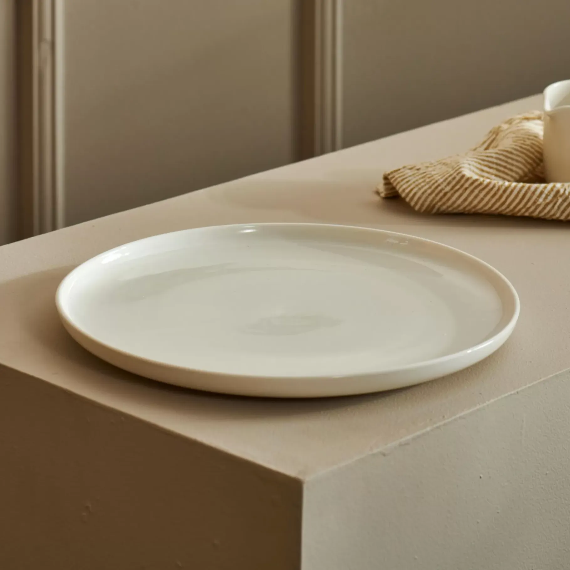 CASA Moon Plato Blanco Outlet
