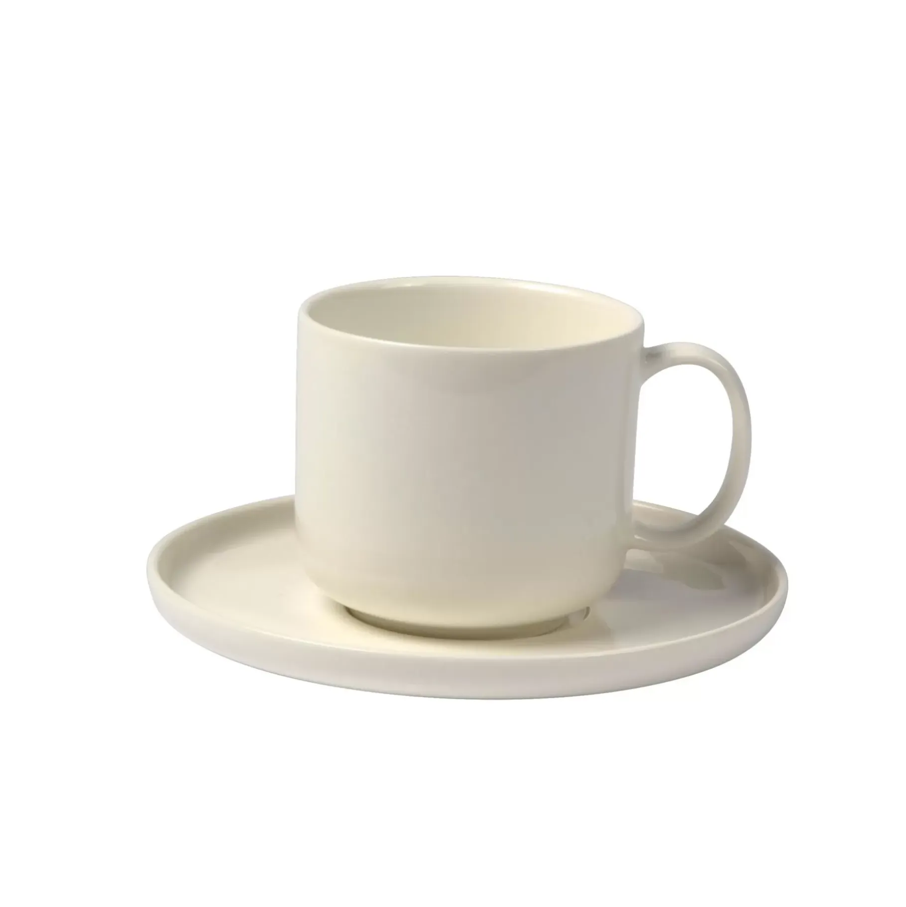 CASA Moon Taza Y Plato Blanco Sale