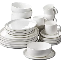 CASA Moon Taza Y Plato Blanco Sale