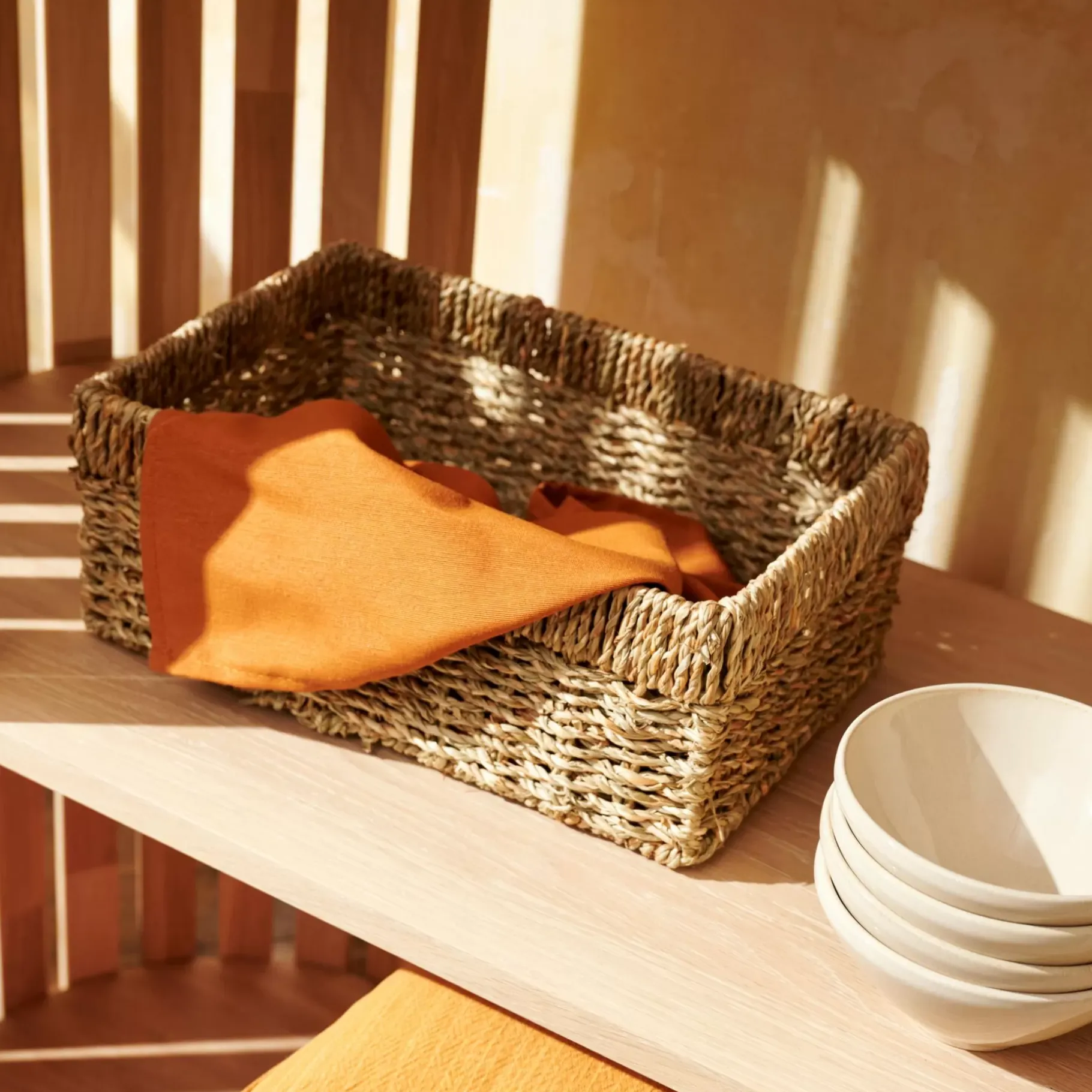 CASA Mykonos Cesta M Natural Hot