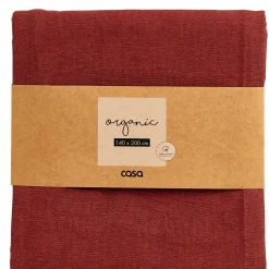 CASA Organic Mantel Rojo Hot