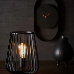 CASA Orion Lampara De Mesa Negro Outlet