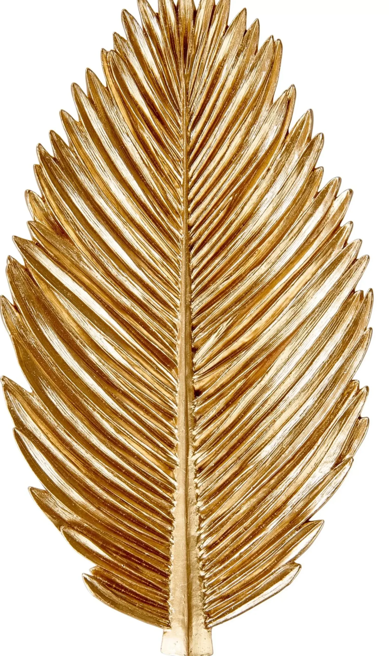 CASA Palm Hoja Decorativa Dorado Outlet