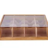 CASA Panda Caja Para Te 12 Compartim. Natural Outlet