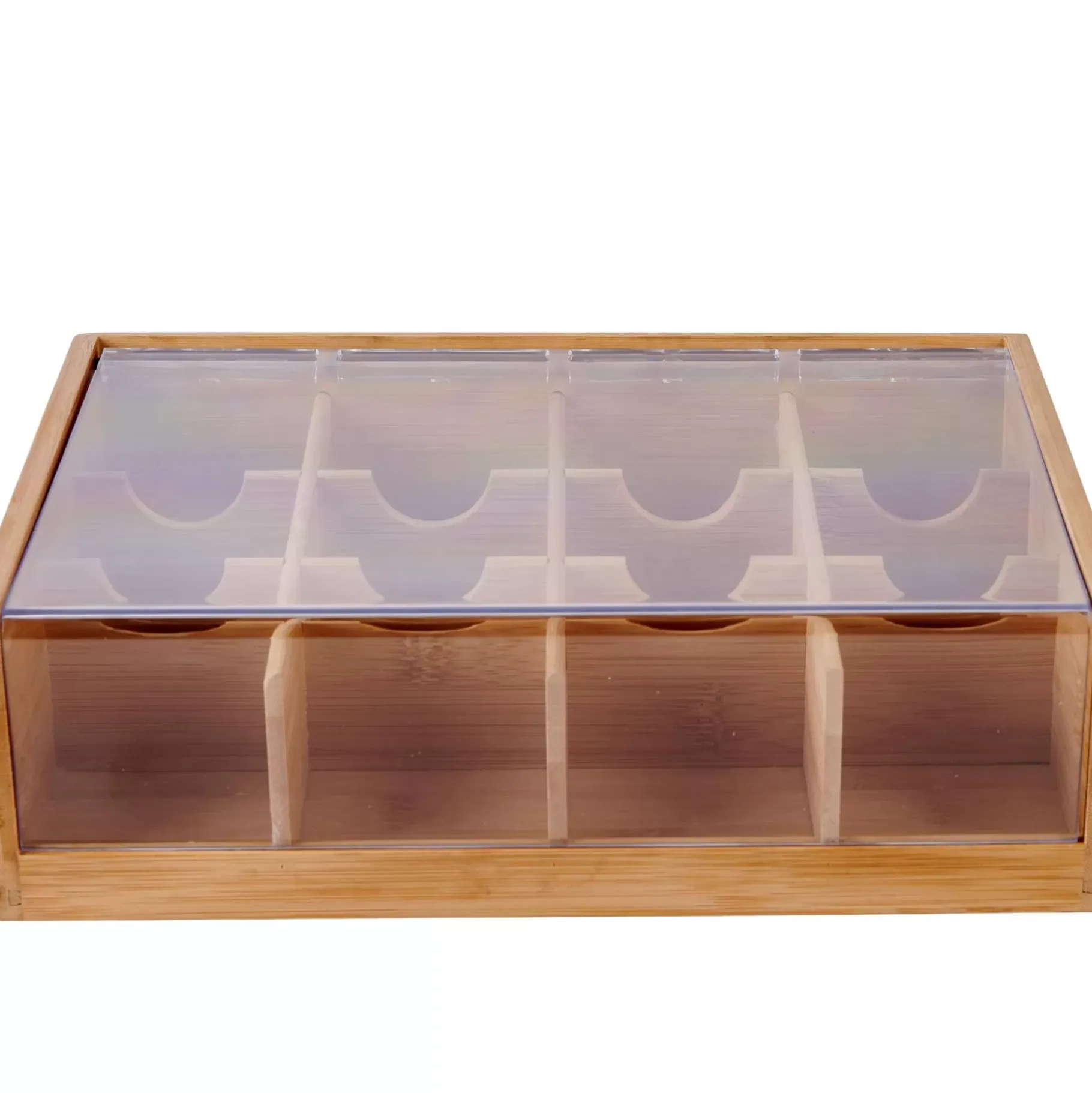 CASA Panda Caja Para Te 12 Compartim. Natural Outlet