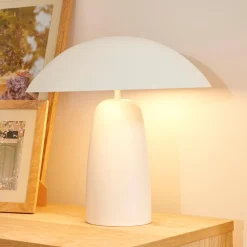 CASA Pandi Lampara De Mesa Blanco Apagado Outlet