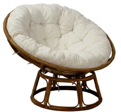 CASA Papasan Silla Natural, Blanco Apagado Hot