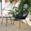 CASA Papayo & Acapulco Conjunto Lounge Negro Hot