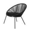 CASA Papayo Silla Lounge Negro Discount