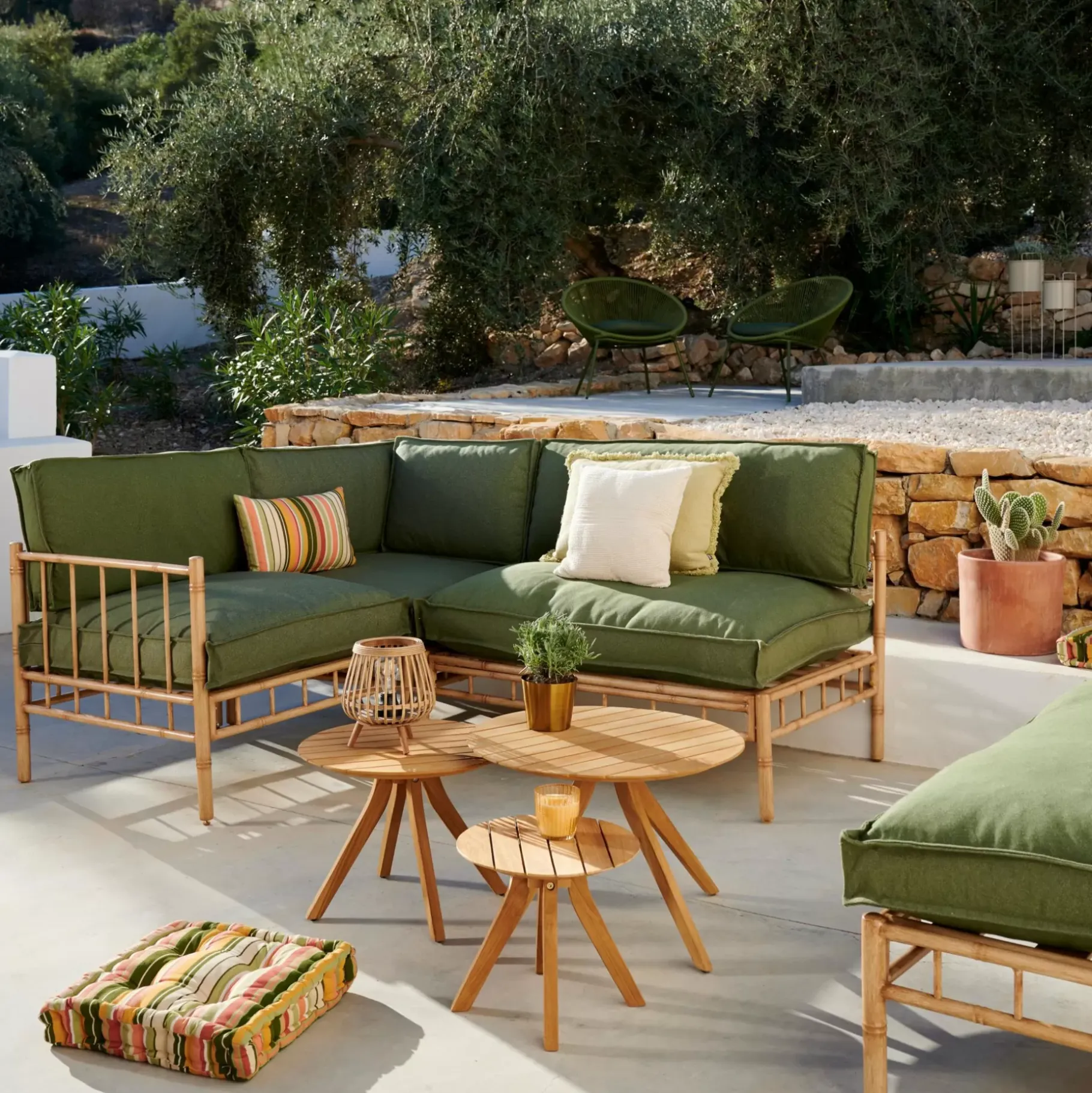 CASA Pauletta Luxe Cojin De Espalda Verde Sale