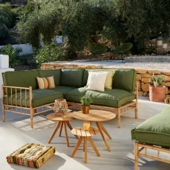 CASA Pauletta Luxe Cojin Verde Clearance