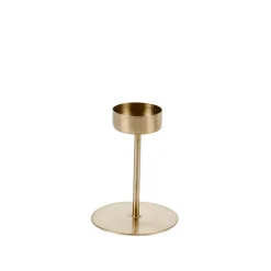 CASA Phantom Soporte Para Vela Pequena Oro Claro