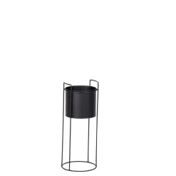 CASA Pluto Macetero Negro Clearance