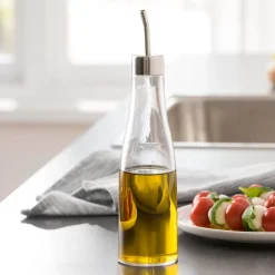 CASA Pure Aceitera Plateado, Transparente Discount