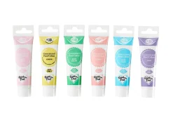 CASA Rainbowdust Paquete 6 Gel Color P/Pasta Azucar Tonos Pastel Varios Colores Discount