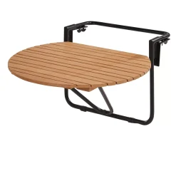 CASA Rava Mesa Plegable Mesa P/Balcon Natural Discount
