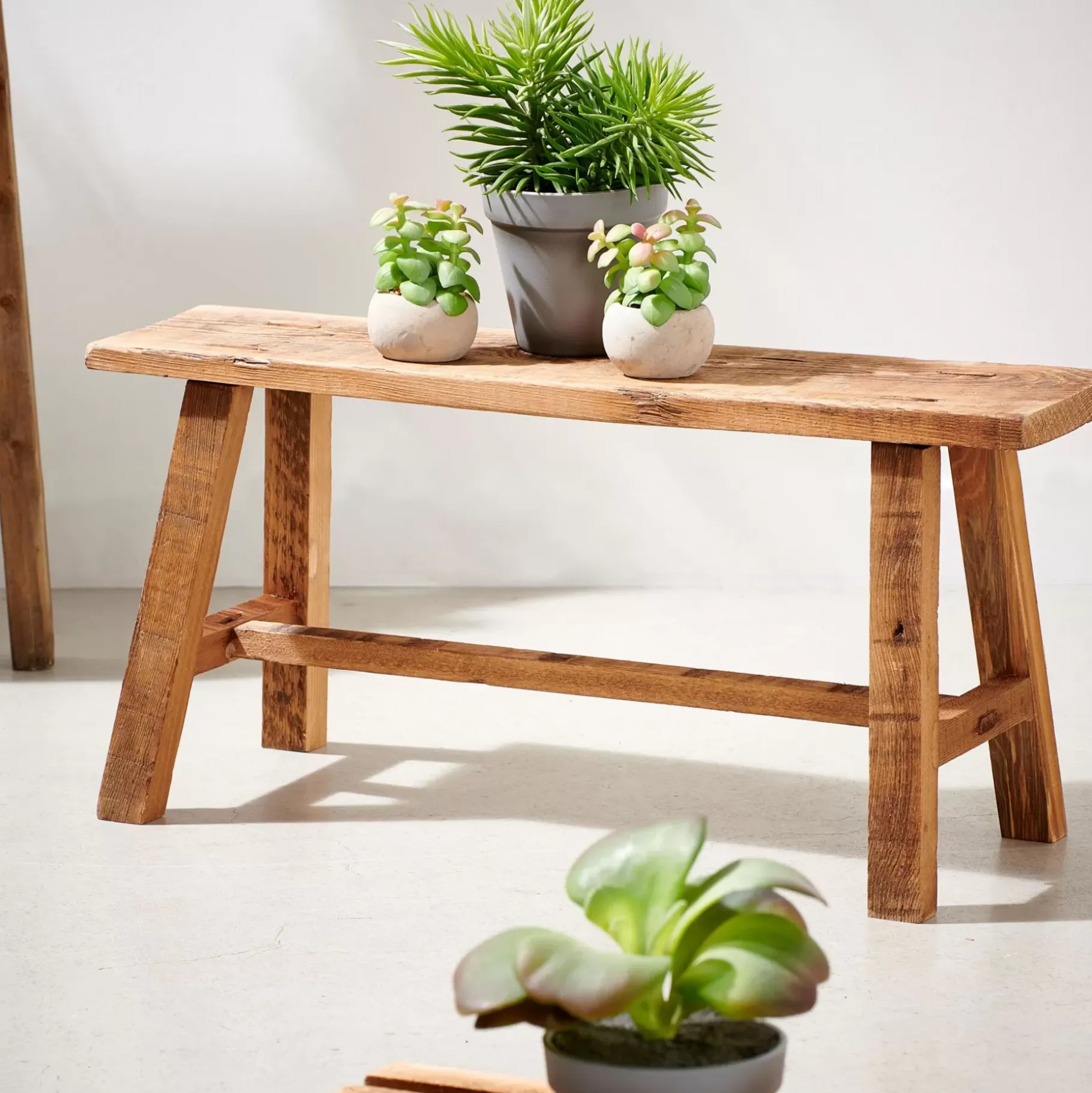 CASA Recycle Mesa Para Plantas Natural Clearance