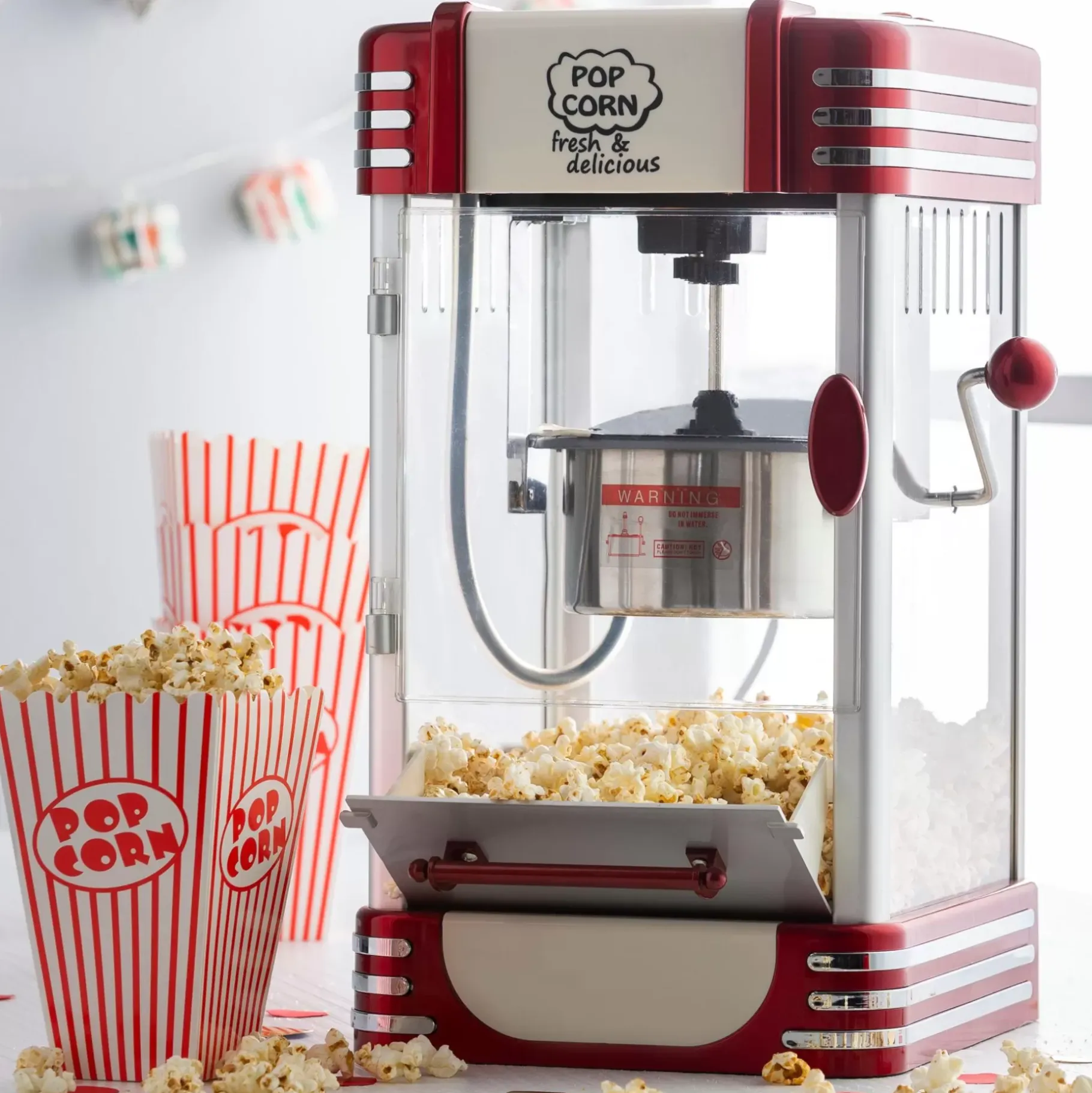 CASA Retro Fun Xl Palomitera Rojo Outlet
