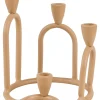 CASA Rings Candelabro Para 4 Velas Marron Claro Online