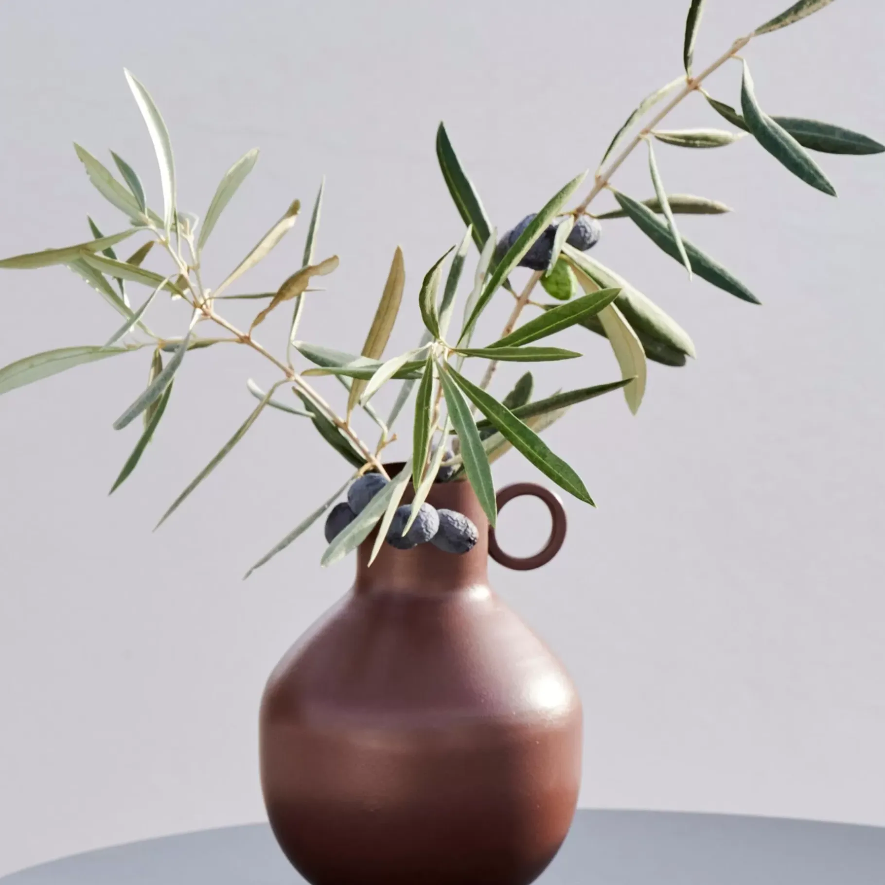 CASA Rondo Florero Marron Oscuro Sale