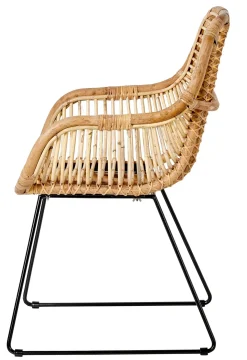 CASA Rotan Silla De Comedor Natural Discount