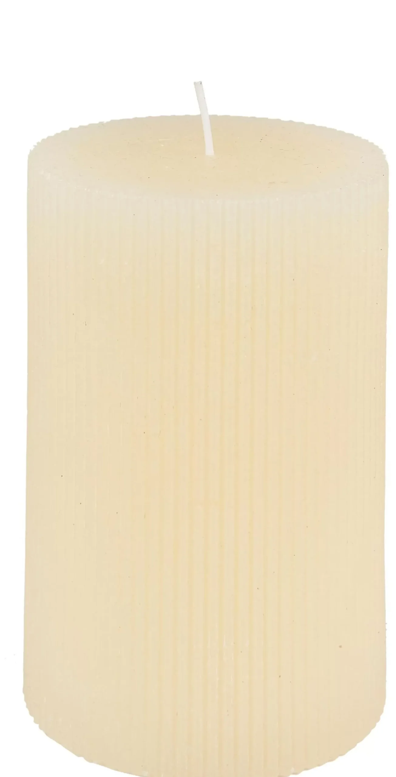 CASA Rustic Vela Estriada Blanco Clearance