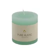 CASA Rustic Vela Estriada Menta Hot