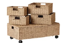 CASA Seagrass Cesta De Almacenaje Natural Discount