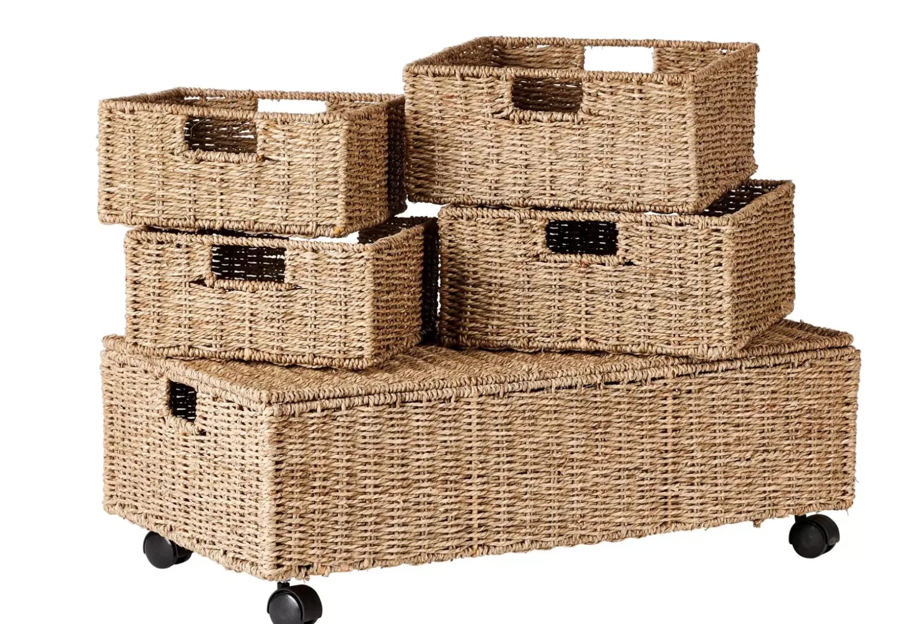 CASA Seagrass Cesta De Almacenaje Natural Discount