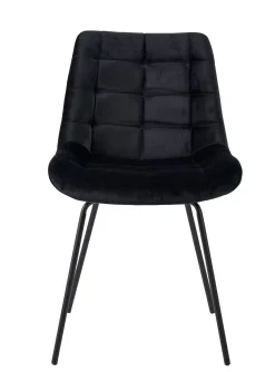 CASA Silka Silla De Comedor Negro Clearance