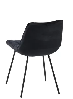CASA Silka Silla De Comedor Negro Clearance