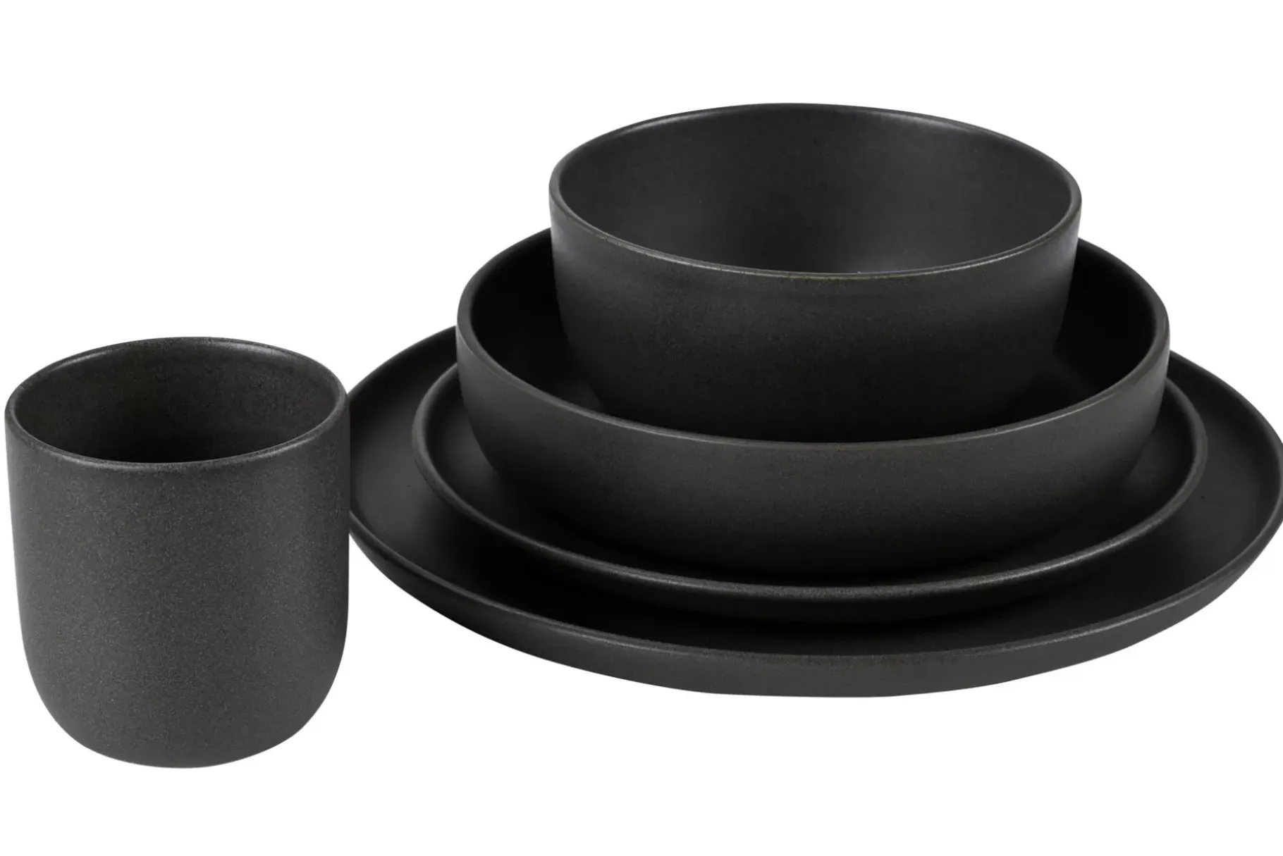 CASA Soul Coal Plato De Postre Gris Oscuro Hot