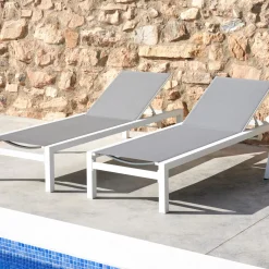 CASA Sydney Tumbona Blanco Outlet