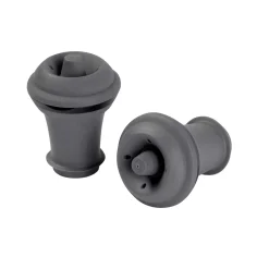 CASA Vacuvin Tapones De Vino Juego De 2 Gris Best