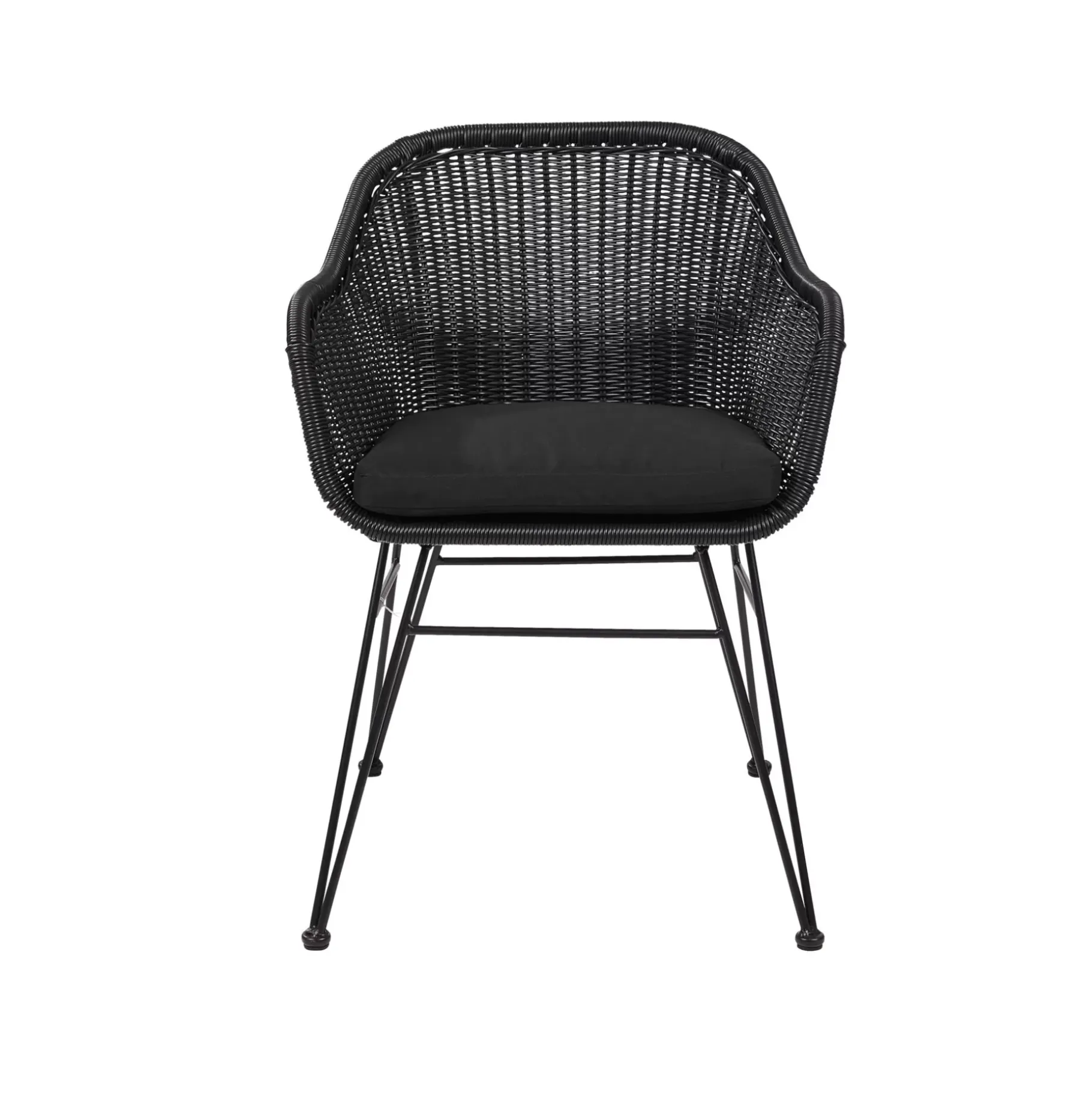 CASA Vienna Silla De Comedor Asiento Negro New