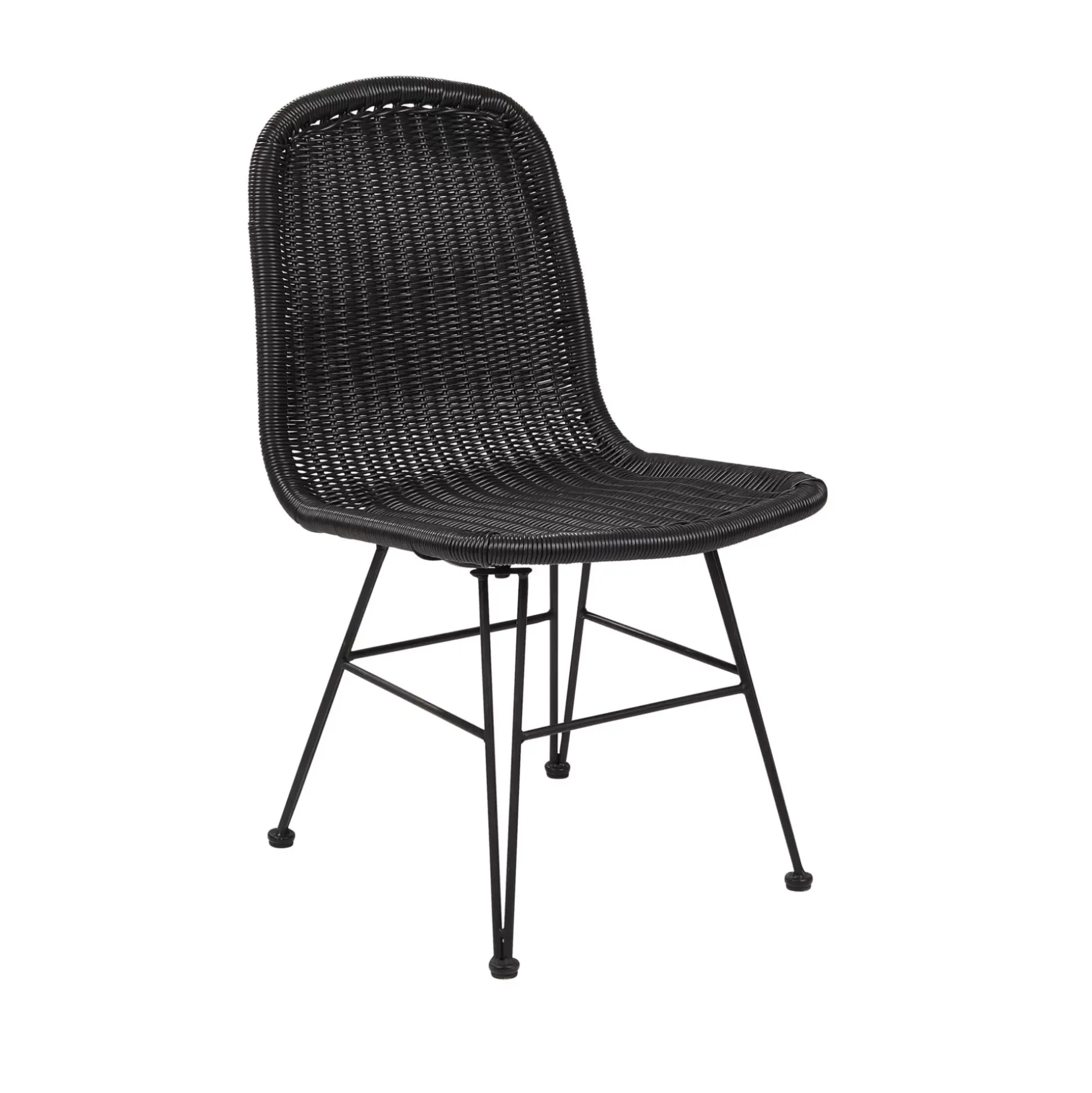 CASA Vienna Silla De Comedor Negro New