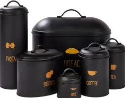 CASA Vira Fiambrera Para Galletas Negro Clearance