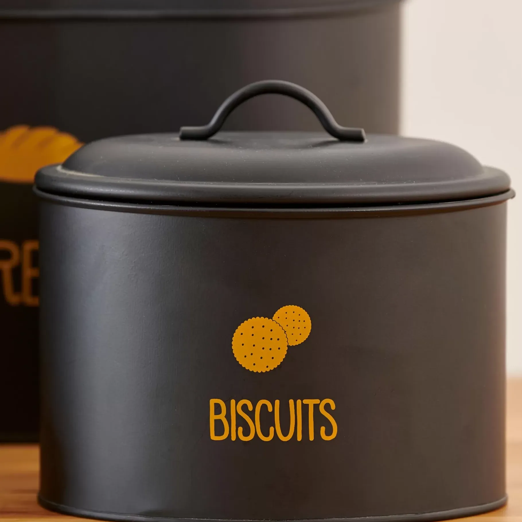 CASA Vira Fiambrera Para Galletas Negro Outlet