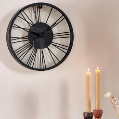 CASA Wheel Reloj De Pared Negro Hot