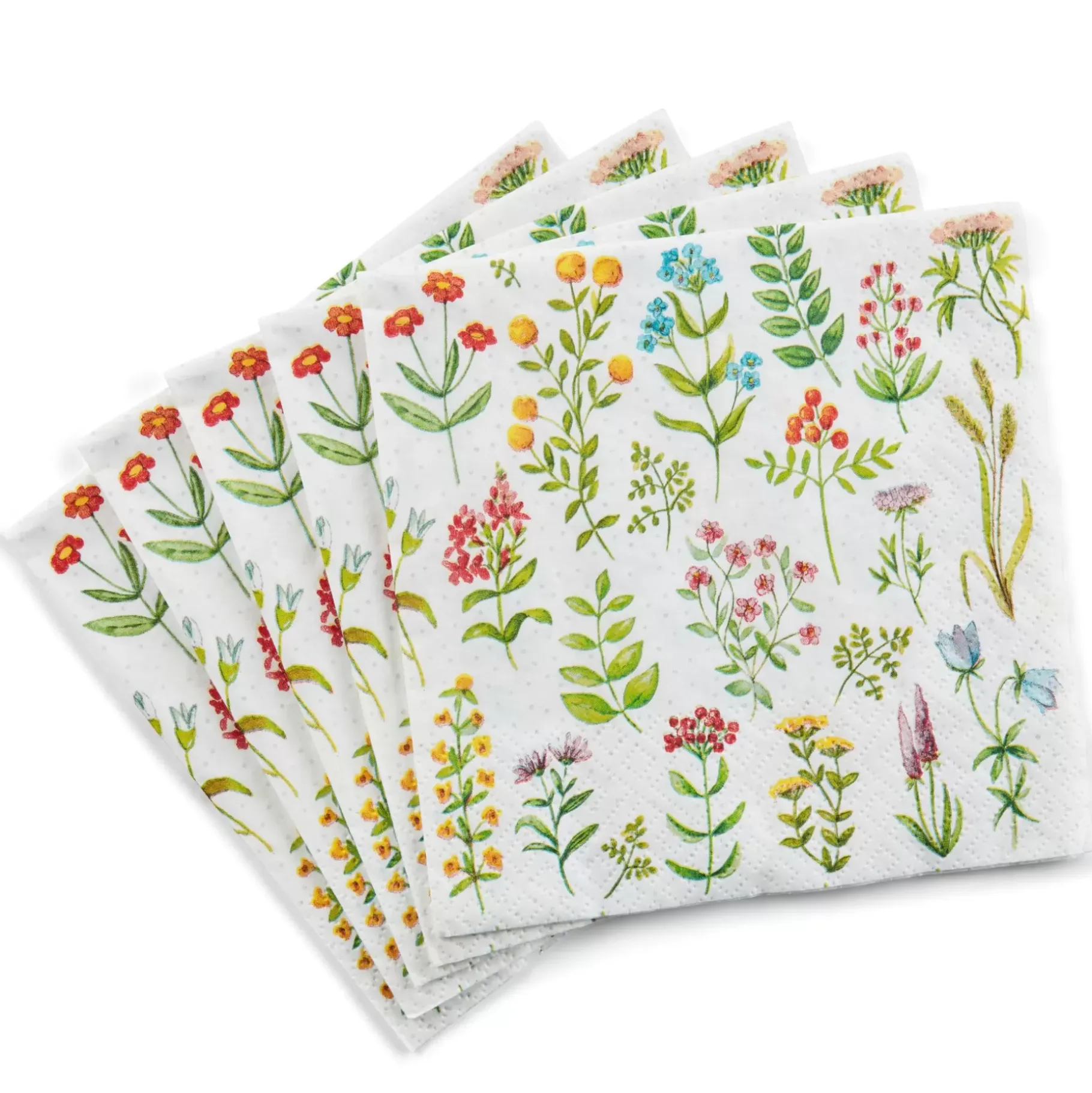 CASA Wildflower Paquete De 20 Servilletas Multicolor