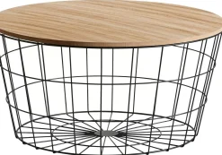 CASA Wire Xl Mesa Auxiliar Xl Negro, Natural Sale