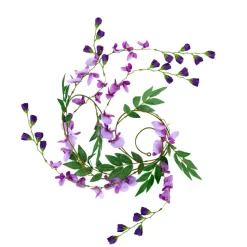 CASA Wisteria Guirnalda Verde, Morado, Morado Claro Outlet