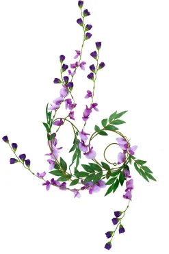 CASA Wisteria Guirnalda Verde, Morado, Morado Claro Outlet