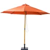 CASA Wood Parasol Sin Pie De Color Oxido Hot