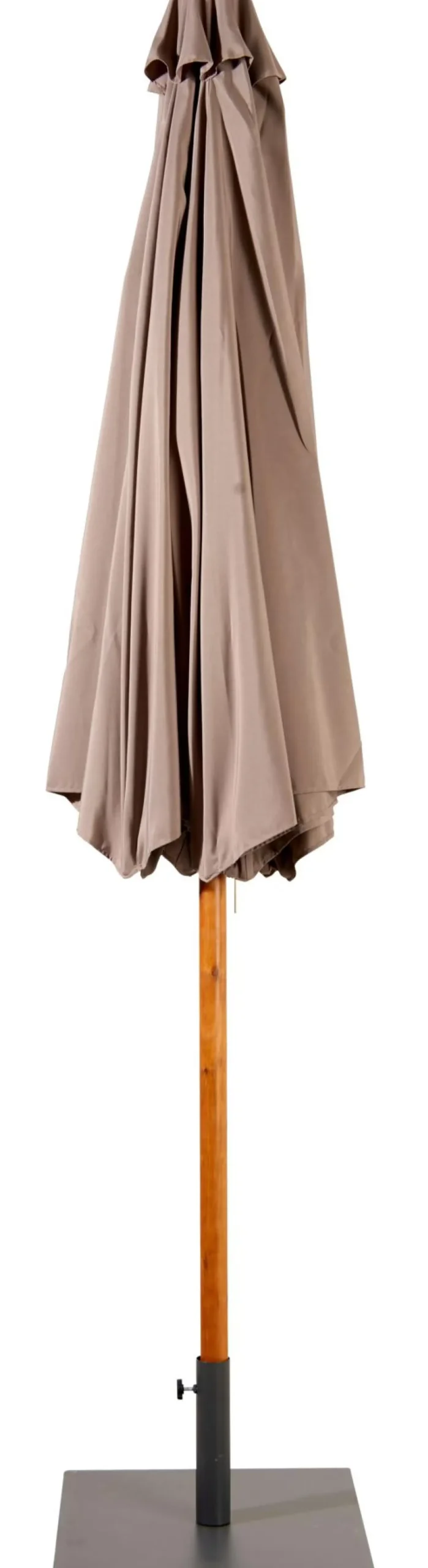 CASA Wood Parasol Sin Pie Taupe Hot