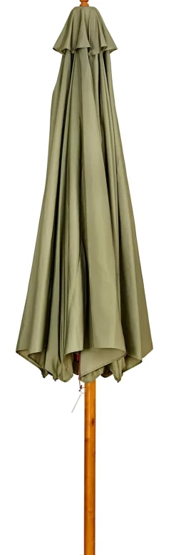 CASA Wood Parasol Sin Pie Verde Outlet