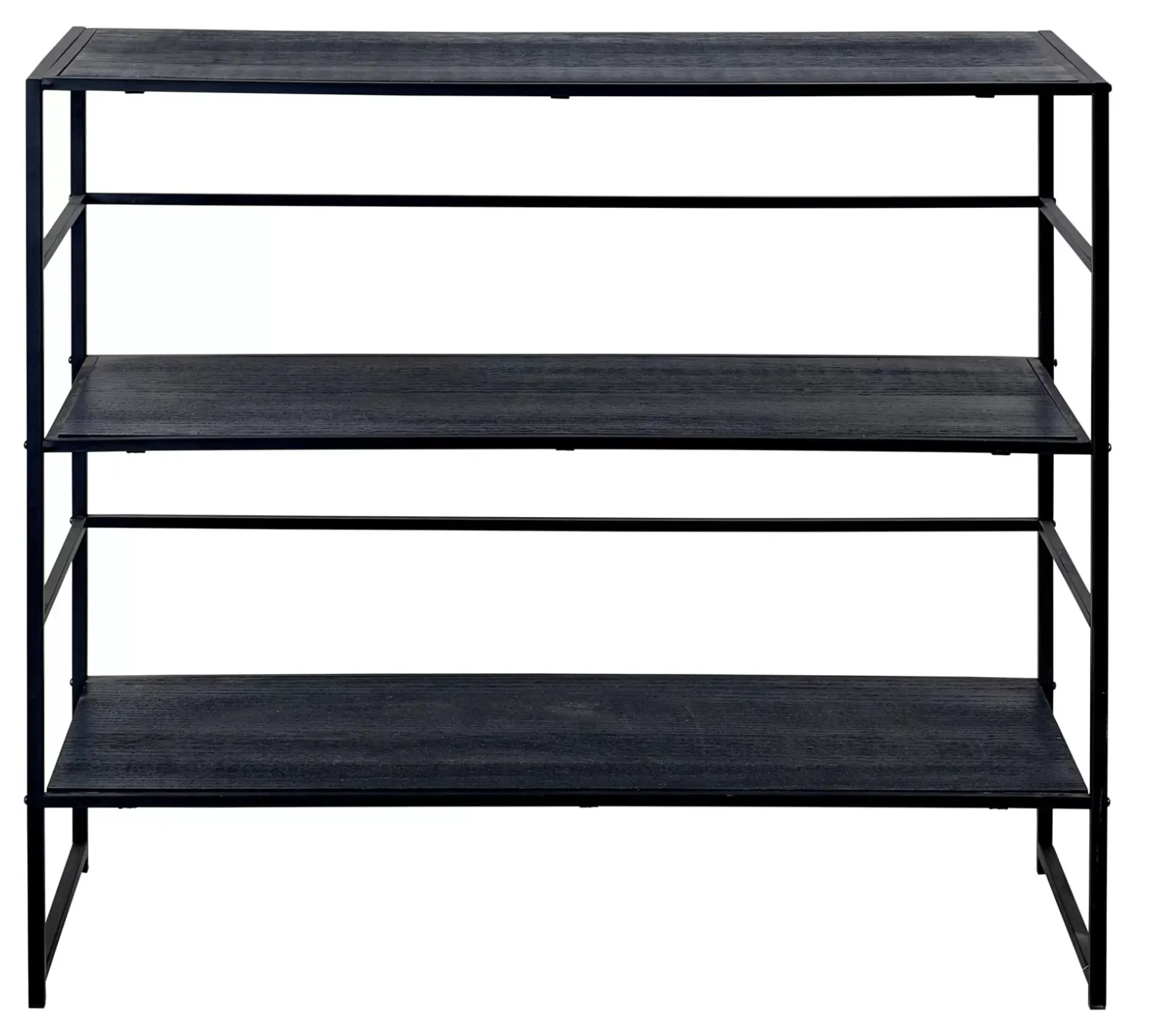 CASA Xavier Estanteria De Pared Negro Discount